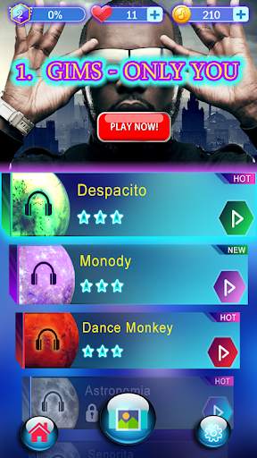 Maitre Gims Piano Tiles screenshot 1