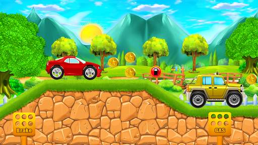 Kids Cars Hills Racing games screenshot 23