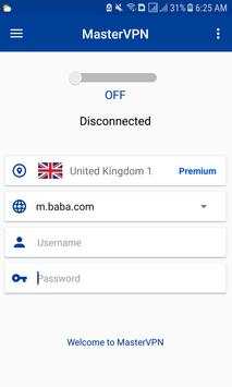 MasterVPN screenshot 1