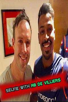 Selfie 📷  With AB de Villiers  🏏 screenshot 4