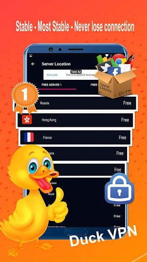 Duck VPN Turbo screenshot 5