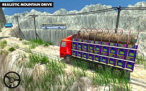Hill Cargo Truck Simulator Transport Free 3D Truck screenshot 5