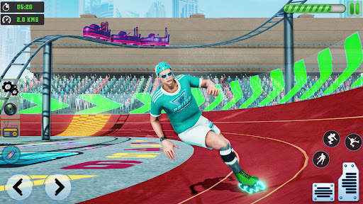 permainan sepatu roda screenshot 5