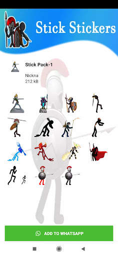 Stick Stickers Pack for WhatsApp 2021 screenshot 6