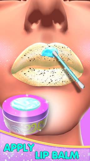 Lips Done 3D Satisfying Lipstick art Makeup Game 3 تصوير الشاشة