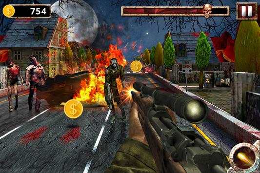 The Zombie Chase: Fire Games screenshot 2
