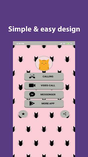 Vedio call and Chat from Cat Simulation screenshot 1