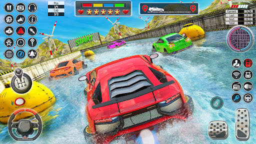 Water Car Racing 3d: Car Games screenshot 2