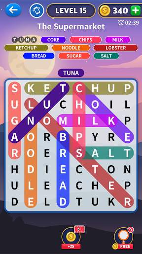 Word Search 365 - Free Puzzle Casual Game screenshot 1