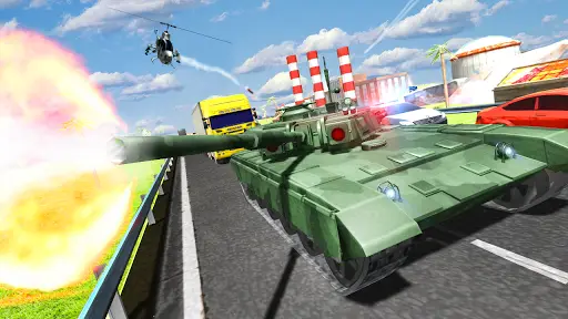 Tank Traffic Racer screenshot 1