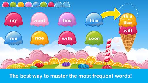 Sight Words Games in Candy Land – Reading for kids screenshot 4