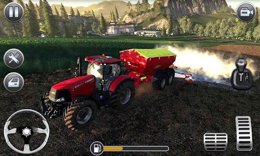 Farming Simulator - Big Tractor Farmer Driving 3D screenshot 3