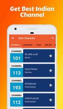Channel list, channel Recharge for Dish TV DTH app screenshot 2