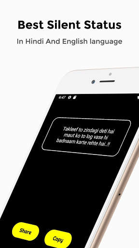 Silent Status collection in English & Hindi screenshot 6