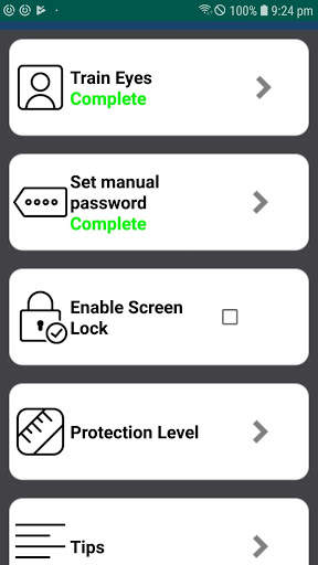 Eye Scanner Lock App 1 تصوير الشاشة