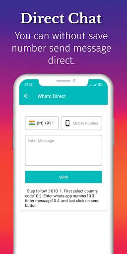 Whats Manager - Direct Chat, Whatsapp Web, Status screenshot 4