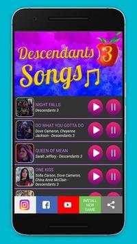 Descendentes 3 - Músicas Offline screenshot 1