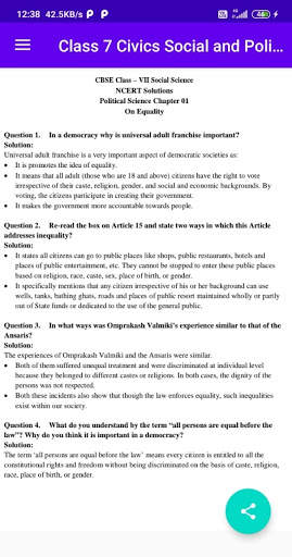 Class 7 Civics Social and Political Life screenshot 3