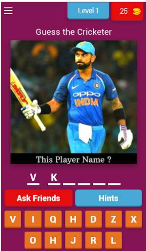 Cricket Quiz Games - New Best Quiz Games скриншот 1
