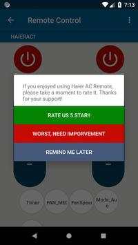 Haier AC Remote screenshot 5