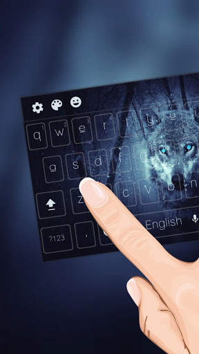 Wild Wolf Keyboard Theme HD screenshot 2