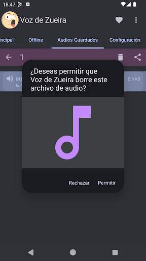 La Voz de Zueira - Texto a Voz screenshot 5