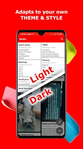MEMO - Instant Text & Photo notes made simple 5 تصوير الشاشة