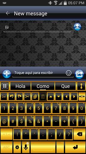 THEME AI TYPE GOLD BLACK screenshot 3