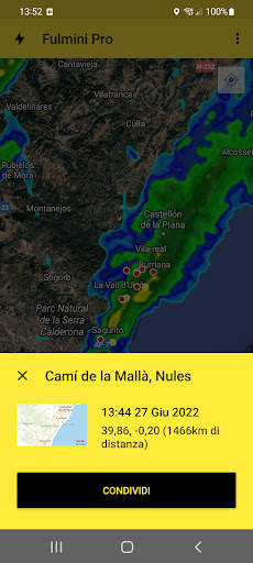Localizzatore di Fulmini screenshot 1