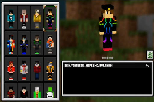 Youtuber Custom Mod Skin MCPE screenshot 6
