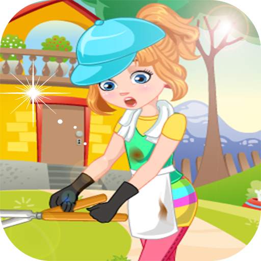 Clumsy gardener laundry  : Games For Girls 1.1.1