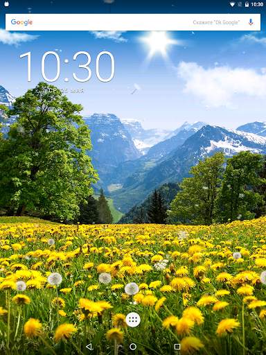 Summer Dandelion Live Wallpaper screenshot 9