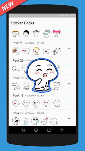 Pentol stickers for whatsapp - WAstickerApps screenshot 1