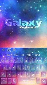 Dreamy Galaxy Keyboard Theme screenshot 3