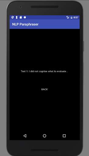 NLP Paraphraser screenshot 2