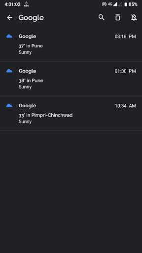 Notification History screenshot 4