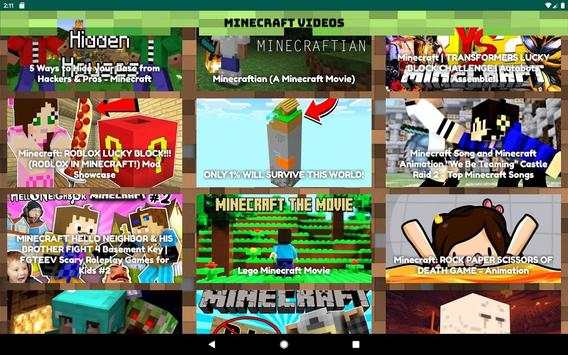 Free Minecraft Videos, Education and Tricks screenshot 3