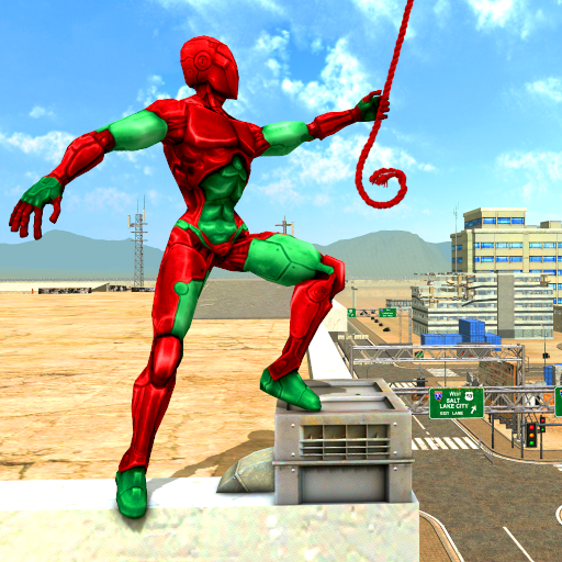 Mutant Spider Rope Hero : Flying Robot Hro Game icon