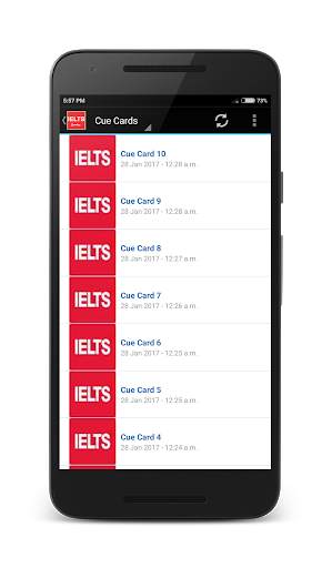 IELTS Cue Cards 2 تصوير الشاشة