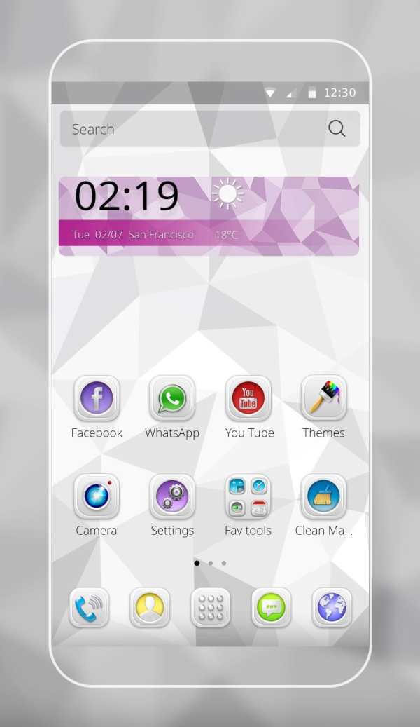 White Theme screenshot 1