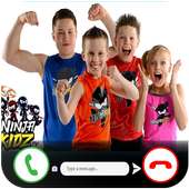 Calling Ninja kids - Call and Chat Simulator logo