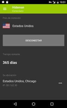 Hideman VPN screenshot 8