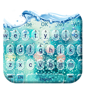 Glas Wassertropfen Tastatur icon