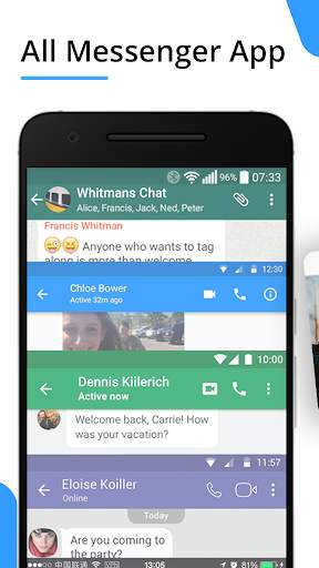 Multiple Messenger, Social App screenshot 1