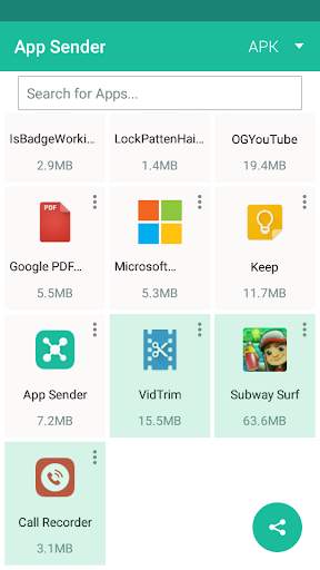 AppSender -  Share Apps screenshot 3