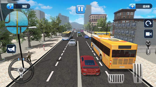 Xtreme Huấn luyện viên Xe buýt Mô phỏng 3d screenshot 3