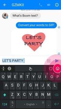 Love TouchPal Boomtext - Creat GIF 1 تصوير الشاشة