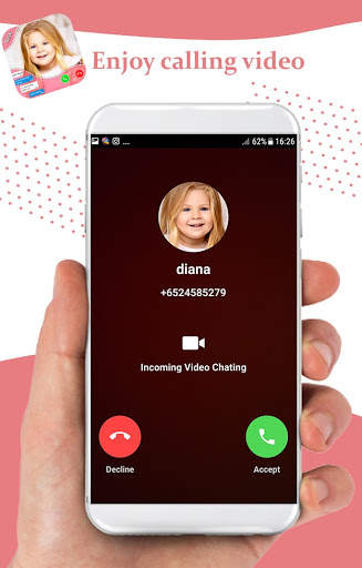 Funny Diana Fake call : chat & call video screenshot 8