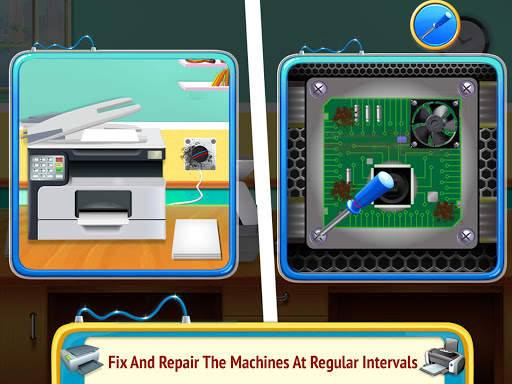 Printer Machine & Scanner Learning Simulator screenshot 4