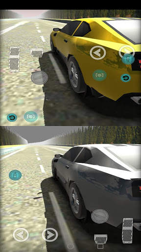 Two Player Racing 3D - 2 Player Car Race screenshot 5